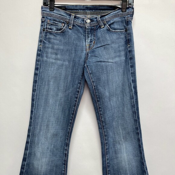 Citizens of Humanity Ingrid #002 Stretch Jeans Pants Low Waist Flare Size 26 - Picture 2 of 11